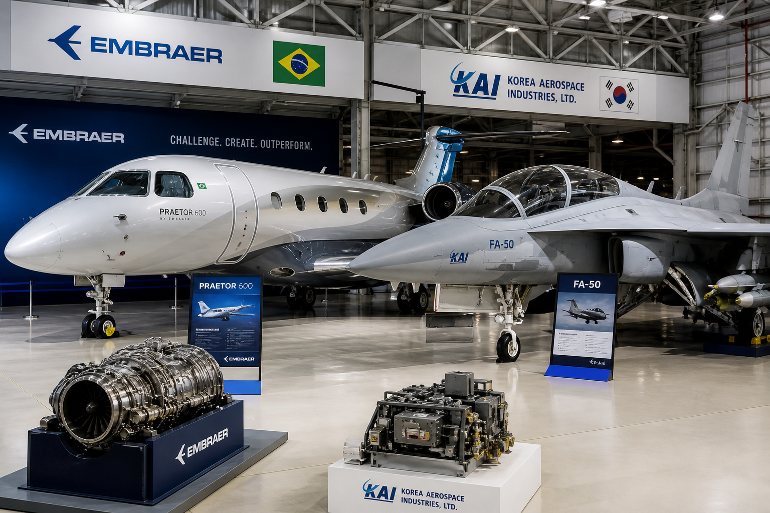 Embraer et KAI signent un protocole d’accord pour une coopération stratégique dans l’aérospatiale
